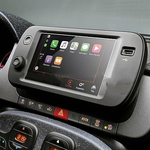Verre trempé Fiat Panda 2021 anti-rayures et antichoc pour navigation 7 pouces
