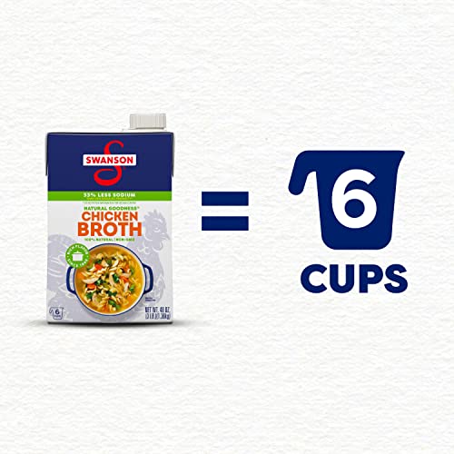 Image of Swanson Natural Goodness Chicken Broth, 48 oz Carton (Pack of 3)