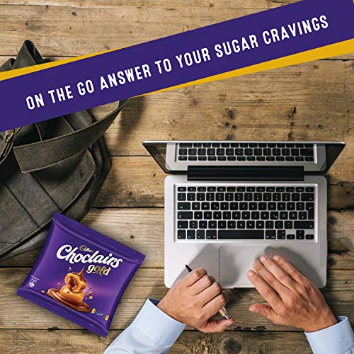 Image of Cadbury Choclairs Gold Candy (25 units * 5.7g each), 142.5g