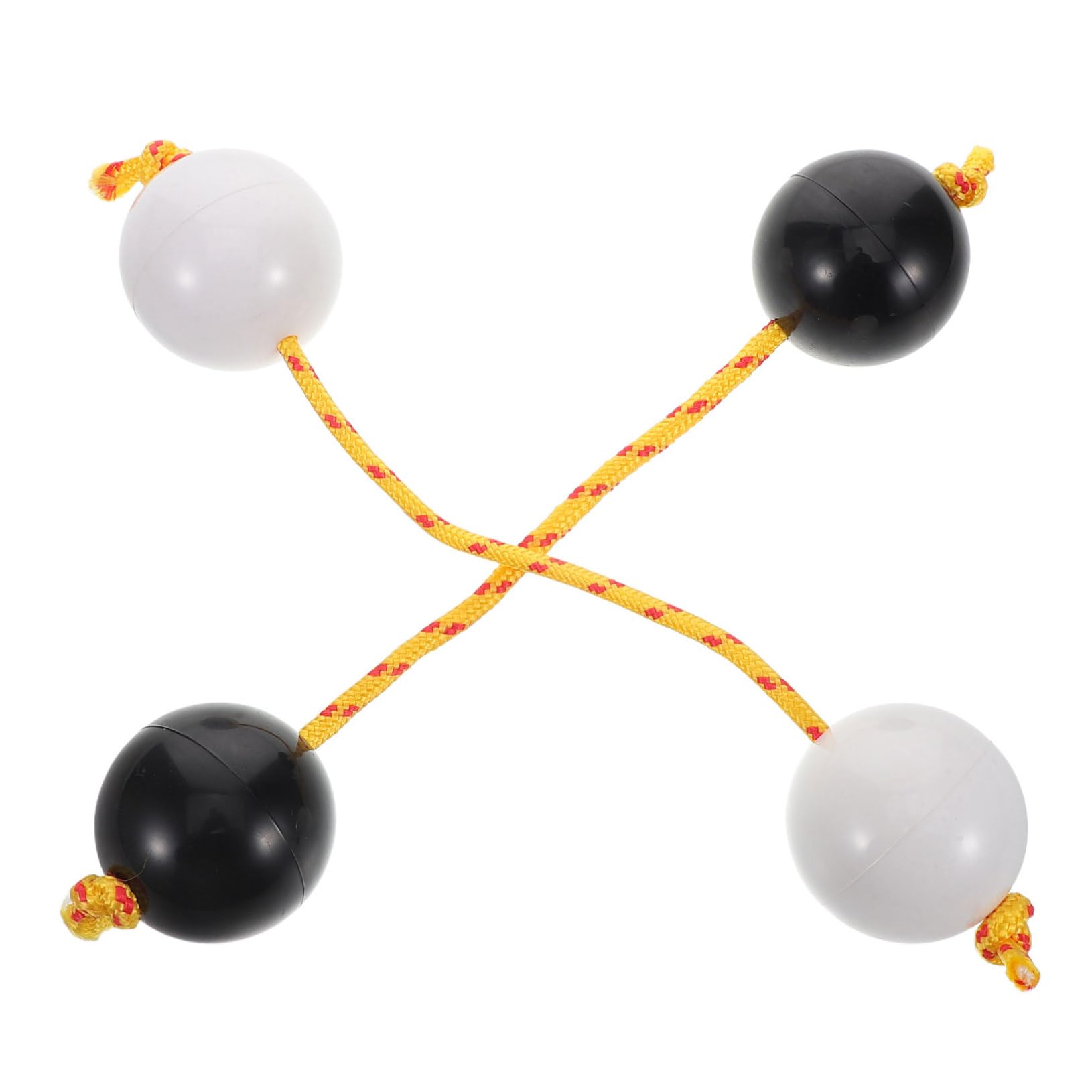 SUPVOX 2 Pairs African Shaker Balls Rhythm Balls Shaker Playing Percussion Instrument for Beginners and Musicians