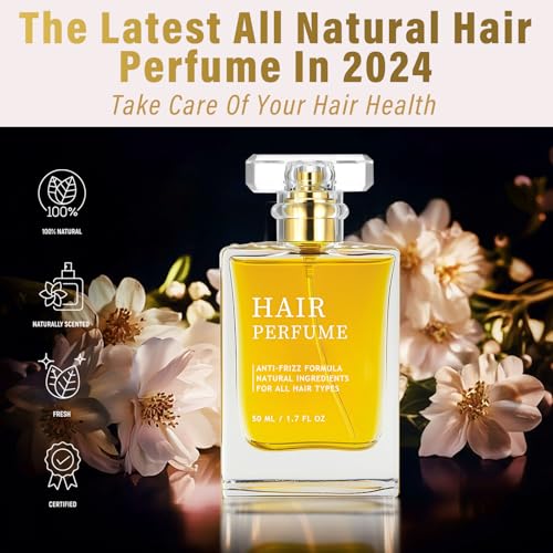 Hair Perfume for Women - Long-Lasting Floral Fruity Fragrance, Moisturizing Hair Mist to Reduce Frizz, Alcohol-Free Hair Perfume for Daily Use - Image 5