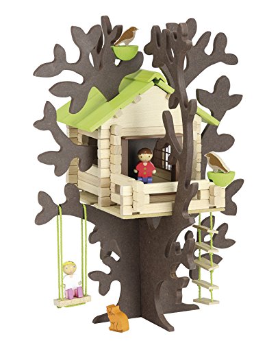 Jeujura - 8075- Jeux de Construction-Cabane Dans les Arbres, Norme - Cadeaux noel Shop