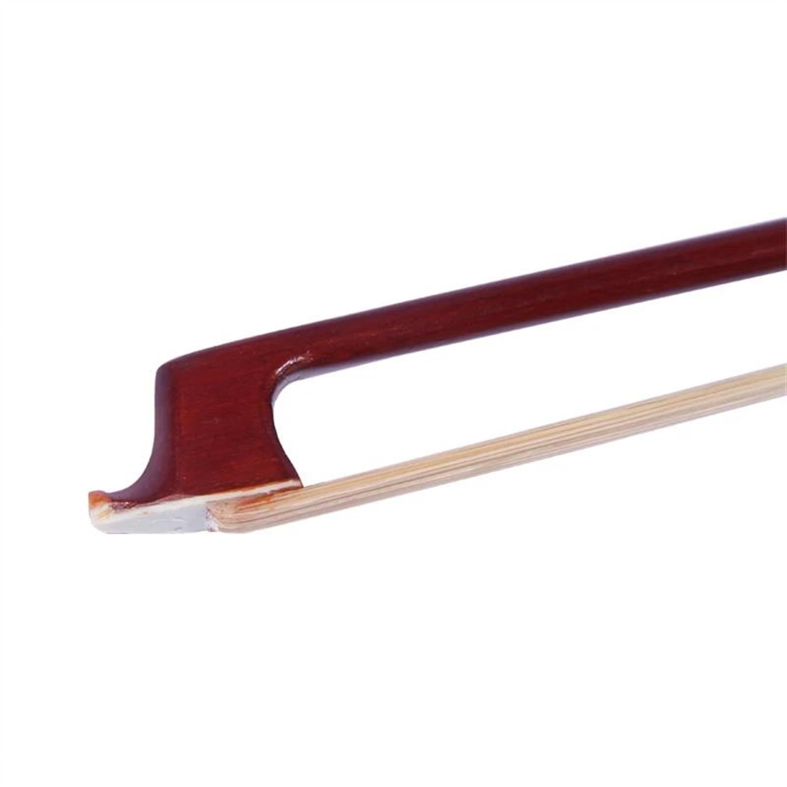Ebenholz Frosch Achteckiger Violinbogen In Voller Größe Gerade Brasilholz Rosshaar Geigenbogen Violinteil Zubehör (Color : 1/8)