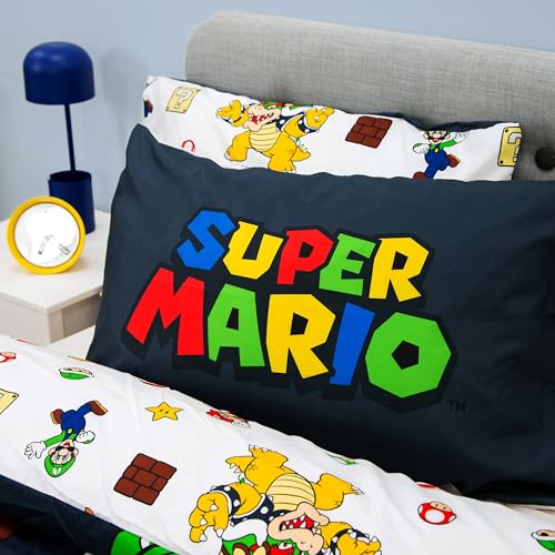 Linge de lit Mario Luigi Bowser pour chambre double ou ado passionné - 8