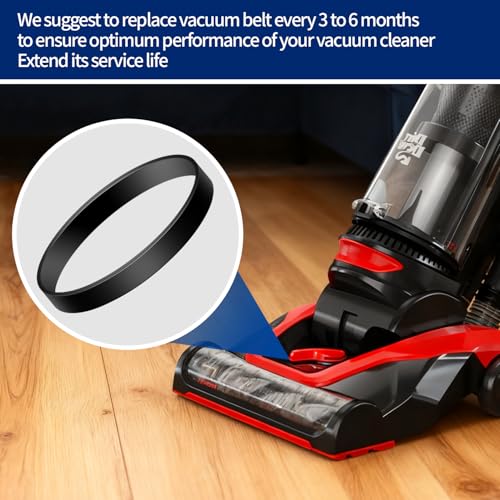 Image of Dirt Devil (Royal) Style 5 Upright Vacuum Cleaner Replacement Belts - 2-Pack Brush and Gear Belts - Fits Power Max Pet, Featherlite, Swivel Glide (1LU0310X00, 3720310001, 1540310001)