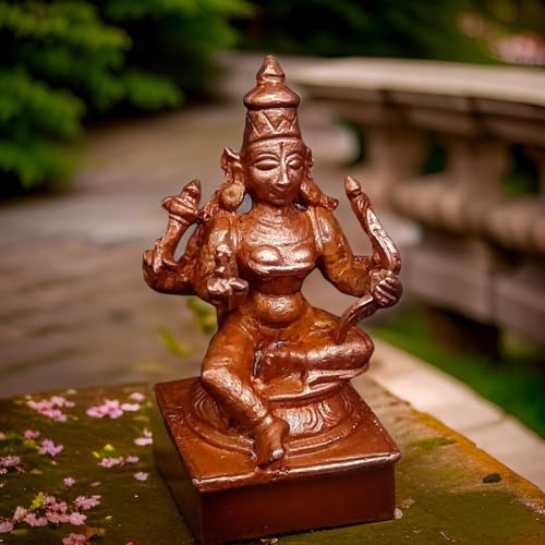Image of Raja Rajeshwari Murti Copper Idol - 1.6 in - Pack of 1
