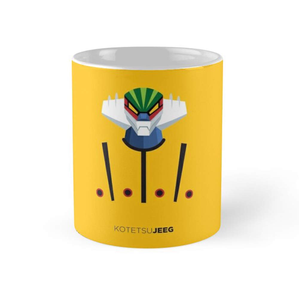 Kotetsu Jeeg Steel Jeeg Color Coffee Mug 11oz Ceramic Tea Cups, waYanl-2935, BZ305