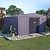 Yardenaler 8x12 FT Metal Outdoor Storage Shed, Garden Tool Shed Kit with Doors & Lock, Waterproof Patio Utility Tool Shed for Backyard and Garden, Gray