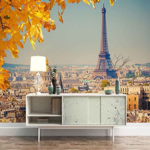 Papier peint panoramique 3D Tour Eiffel 350x256 décoration DIY - 2