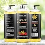 Majestic Pure Castor Oil - 100% Pure & Natural - Premium Grade, Cold Pressed, Hexane Free - Hair, Eyelashes, Eyebrows, Nails - Moisturizing & Nourishing - 16 Fl Oz - Image 2