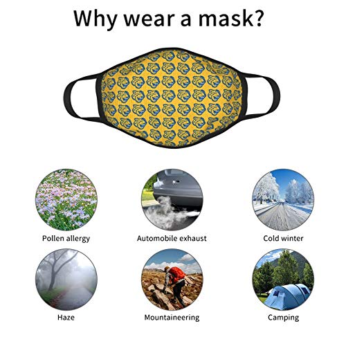LasGo 3pcs/lot Face Cover for University Basketball/Football Fans Washable Luxury Face Scarf Adjustable Bandanas Unisex