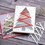 Kokorosa Beautiful Christmas Tree Die Cuts, Metal Decoration Cut Die Mould, Winter Card Cutting Dies, Suitable for Celebration Wedding Party Scrapbooking Crafts DIY