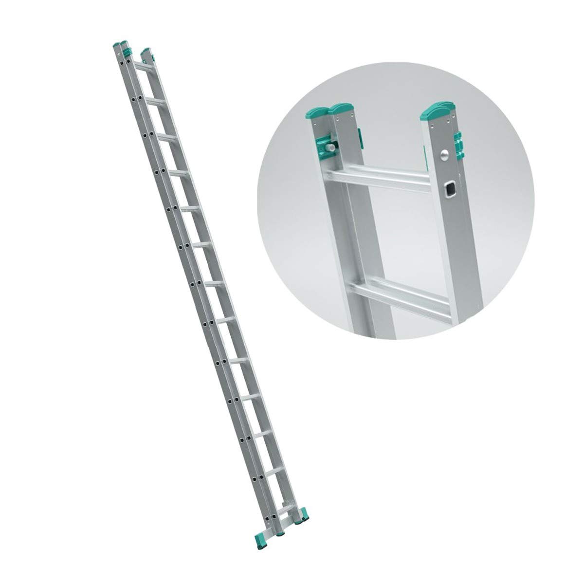 Echelle Transformable 2 Plans coulissante Extensible 13 marches
