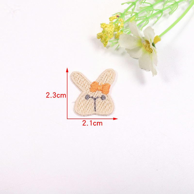 Parches de Bordado 30 Parches Bordados de 2-5 cm for Planchar, Apliques Chinos for Ropa, pequeños for Coser en Vaqueros y Chaquetas(Three Trees 3.5 * 2.5cm)