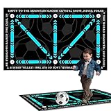 Fußball Trainingsmatte,90 x 60CM Fußballmatte, Rutschfeste Stoßdämpfende Trainingsmatte, Rutschfest Silent Fussballmatte Training,Fussball Matte Ballkontrolle,Trainingsmatte Rutschfeste Fußball Matte