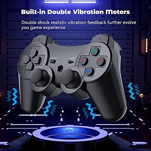 Controle sem fio para PS3, controlador de jogos atualizado com vibração dupla Motion Sense de alto d