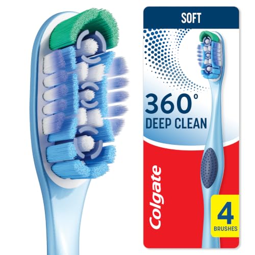 Colgate 360 Soft Toothbrushes, 4 Pack - image 1