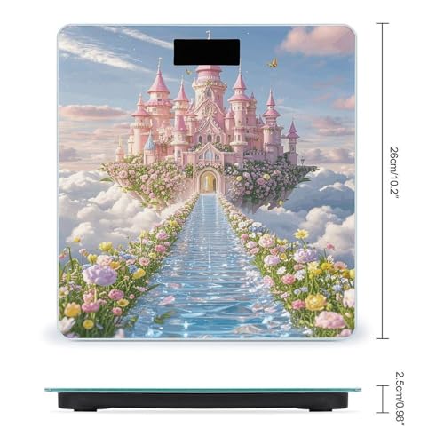 Báscula Digital Pink Castle para Peso Corporal 400 lb miniatura 2