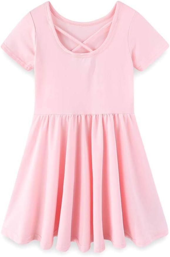 Mud Kingdom Little Girls Twirly Skater Dress for School Party Summer A-Line - Image 5