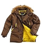 ABOUT ME: 2 tone nylon with contrasting zips and seams. Colour: Brown.