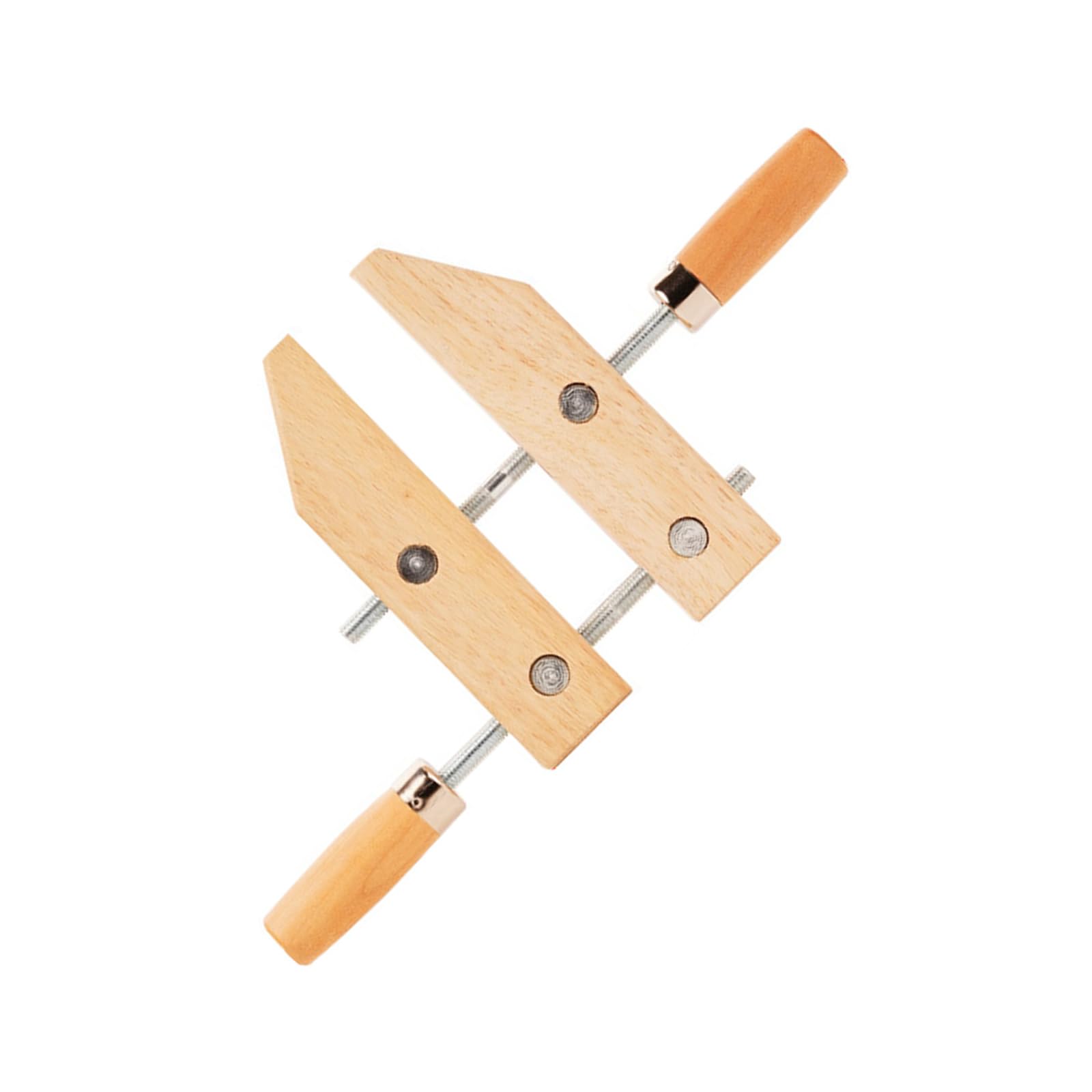 Laikoutd Adjustable Parallel Handscrew Clamp With Thread For Fast Secure Holding In Irregular Workpieces High Quick Clamp Steel Rod Design Secure Holding Irregular Workpieces