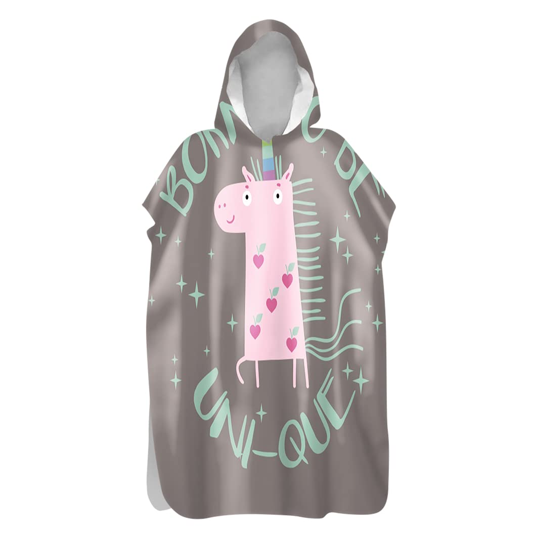 Treer Strand Poncho Mit Kapuze - Schnelltrocknender Bademantel Zum Umziehen