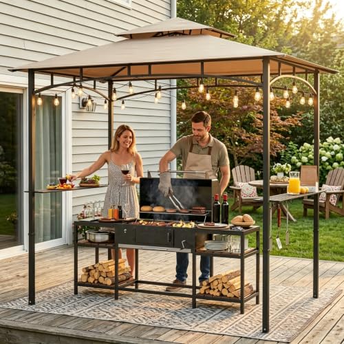 Murago 8x5 Grill Gazebo, BBQ Gazebo...