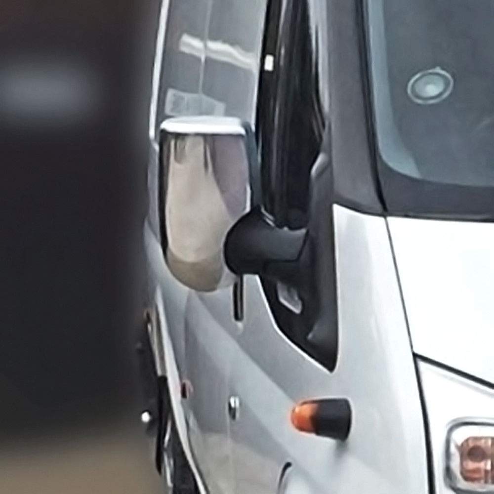 Chromowane obudowy lusterek ważne dla FORD TRANSIT 5-6 | 2000-2013 Stal nierdzewna 2 zestaw Zewnętrzne pokrywy lusterek