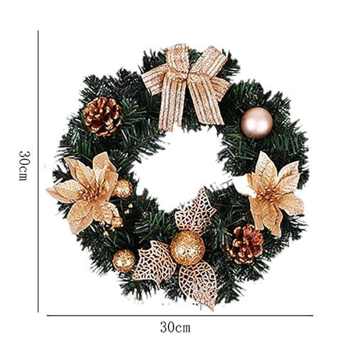 Tangger 2PCS Ghirlanda di Natale per la Porta