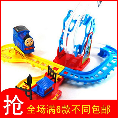 Electric thomas train toy electric rail car assembly toy
