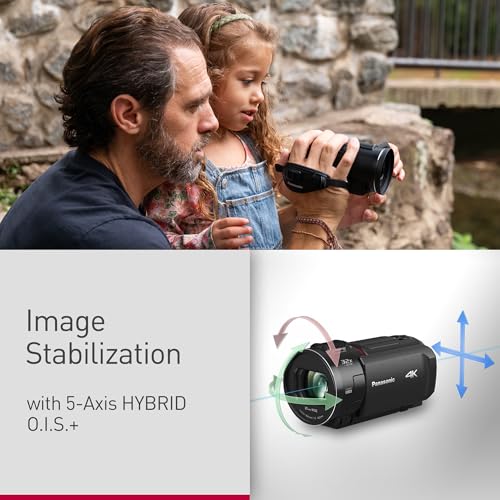 Panasonic HC-VX3E-K 4K Handheld Camcorder, 25mm F1.8 Wide-Angle Lens, Touchscreen, 24X Optical Zoom, Hybrid OIS+, HDR, Zoom Mic, Black - Image 5