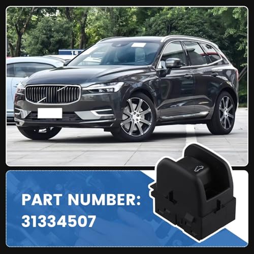 Cache-bouton commande toit ouvrant Volvo XC60 noir pièce remplacement 31334507