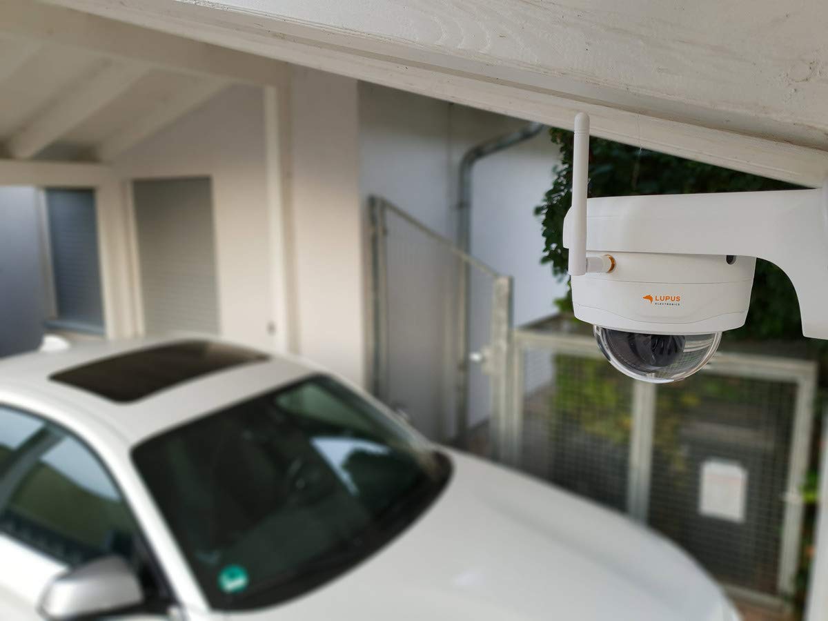 Lupus LE204 WLAN IP Domekamera, Überwachungskamera für aussen, SD Aufzeichnung, Deutscher Hersteller, kabellos via WLAN, Nachtsicht, Metallgehäuse, inkl. PC/MAC-Software, ohne AKKU, Version 2024
