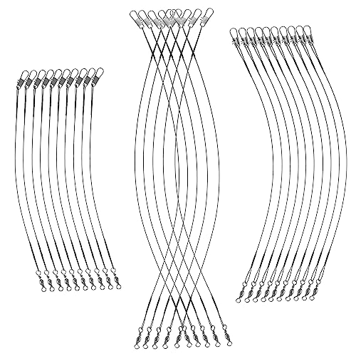 WOONEKY Professional Sea Fishing Wire 100pcs Fishing Line Strong Metal Wire for Bass Carp Perch