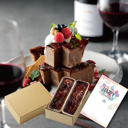 カタラーナ スイーツ ギフト 【誕生日カード カタラーナ ショコラ 300g 2本セット 】 お菓子 ケーキ プレゼント RUBETTA (ショコラ 2本セット 誕生日)