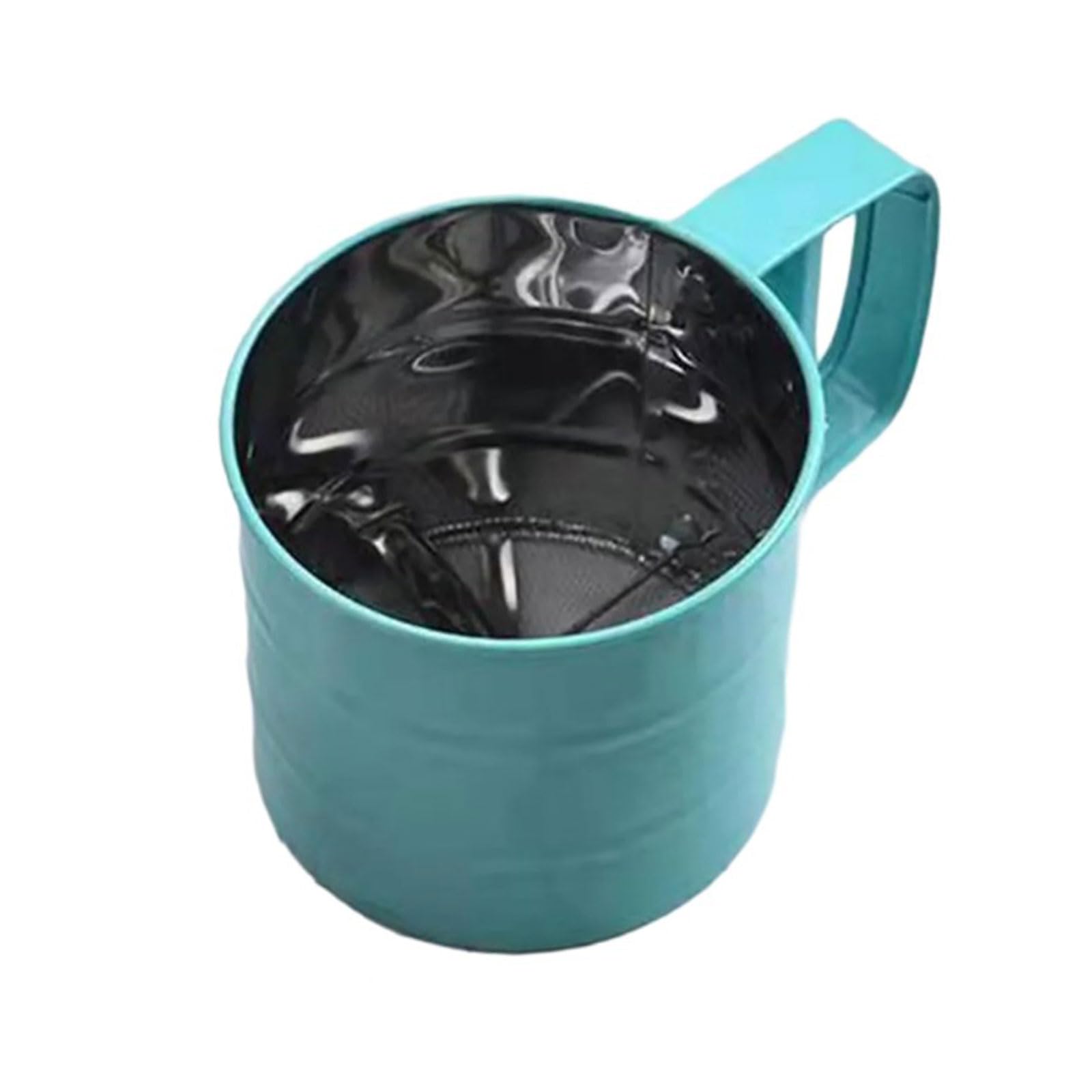 ZORESCOLEO Handheld Semi Automatic Flour Sieve Stainless Steels Flour Sifter Fine Meshes Sugar Sieve for Baking Powder for Baking Powder