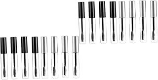 FRCOLOR 16 Pcs Garrafa De Rímel Recipiente Portátil Transparente Rímel Recipiente Transparente Garrafa De Cílios Garrafa De Cílios Vazia Com Escova Garrafas Vazias Pacote De Garrafa De
