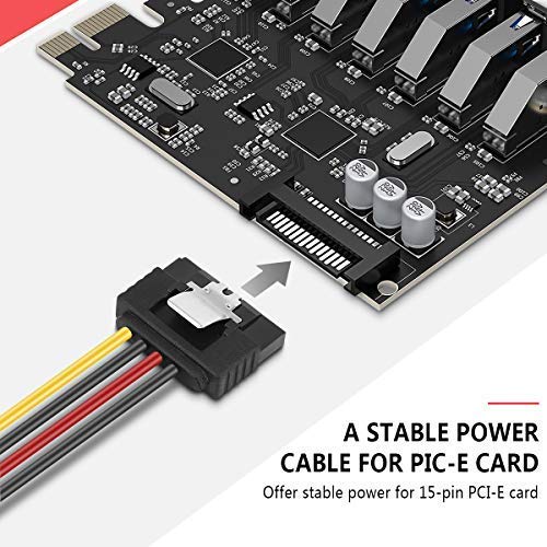 Benfei Sata Power Extension Cable, 3 Pack 15 Pin Sata Male To Female Extender Cable Cord Adapter For Hard Drive Disk, Hdd, Ssd, Pcie, 8 Inches #TOP2