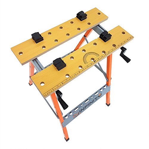 Bancada para trabalho dobrável e portátil