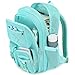 MOONBABY Mesh Backpack for School Heavy Duty See Through Net Bookbag Girls Boys Semi-Transparent Net Back Pack for Beach, Swimming, Sports, Work, Travel (Green)