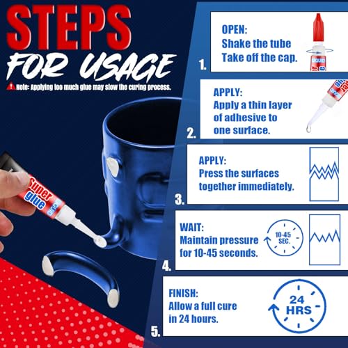 3 gram pack of 12 single use super glue liquid super fast thin amp strong adhesive superglue cyanoacrylate glue for hard plastics diy craft ceramics leather metal etc