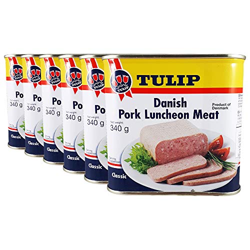 Image of Tulip Pork Luncheon Meat, 340g, Pack of 6 Product of Denmark