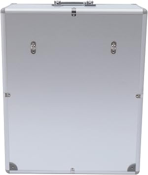 48 Slots Wall-Mounted Cell Phones Storage Cabinet Aluminum Alloy Pocket Chart with Lock for Cell Phones Freestanding Cell Phone Locker for Classroom Schools Conference Rooms