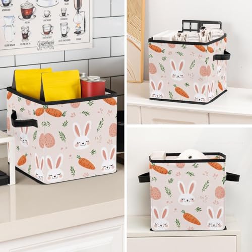 Bac de rangement cube carotte lapin pliable grand format pour vêtements - 8