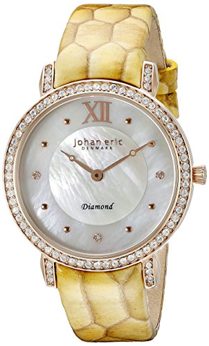 Preisvergleich Produktbild Johan Eric Damen je700009009.09 Ribe Analog Armbanduhr Display Gelb Quarz