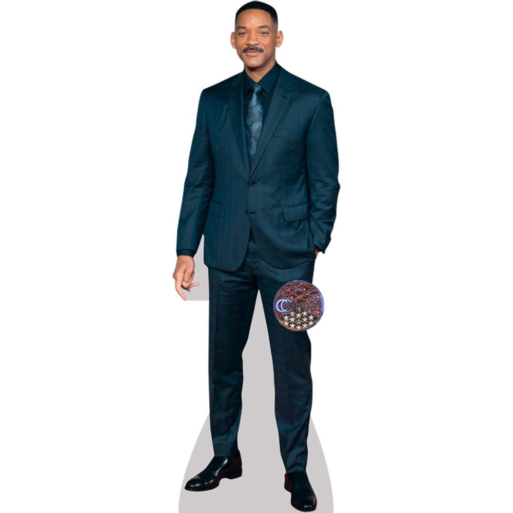 Celebrity Cutouts Life Size Cutout Will Smith (Blue Suit)