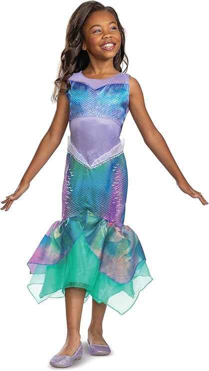 Disney Princess Ariel Little Mermaid Carnival Costume M, Costume, Multicoloured, M, 7-8 Years - Image 2
