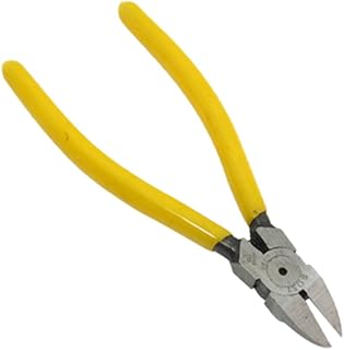 Aexit Workshop Yellow Pliers Handle Diagonal Pliers Side Cutter Side-Cutting Pliers Cutting Tool
