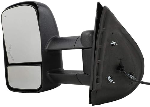 Miniatura 2 de MOTORHOT Espejos de remolque eléctricos con calefacción telescópica para el lado del conductor y del acompañante, compatibles con Chevrolet