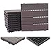Produktbild Mendler WPC Bodenfliese HWC-E20, Holzoptik Balkon/Terrasse, 3D-Struktur linear 11x je 30x30cm = 1qm geprägt - grau-braun